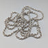 British vintage sterling silver twisted chain necklace 90cm 22.3g Milor